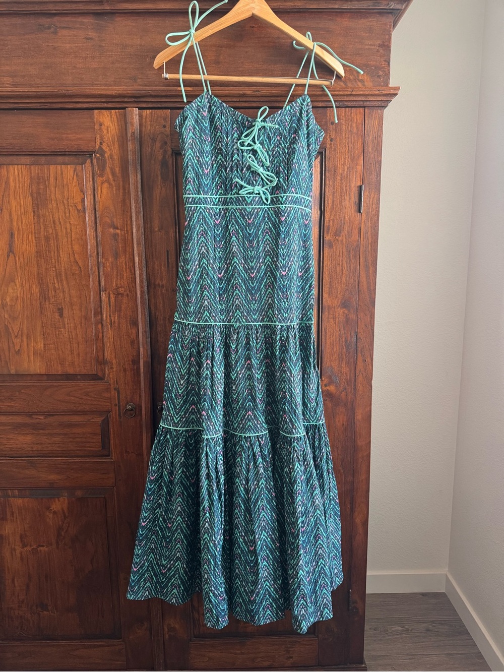 Never A Wallflower Lindsey Long Dress in Zig Zag